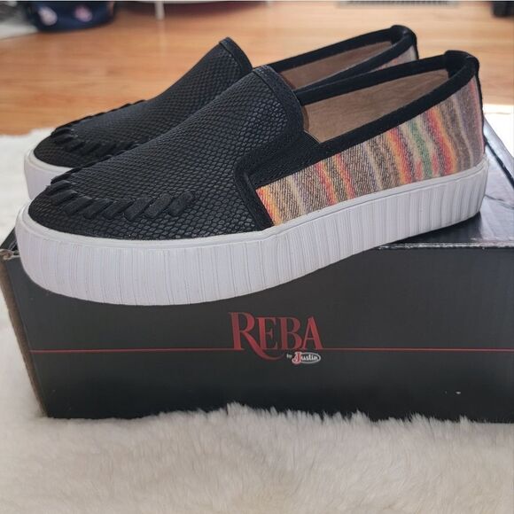 Reba By Justin Helen Serape Print Alice Platform Shoes w/ Box Size 7 - Picture 3 of 12